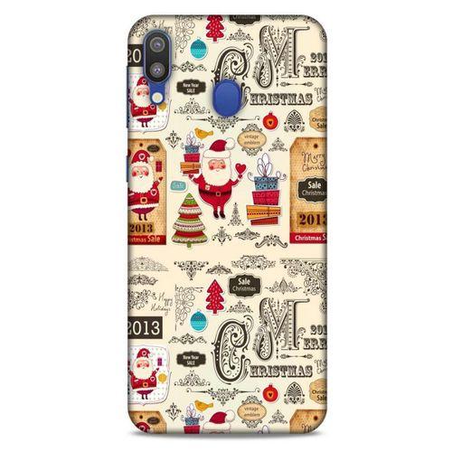 Retro (44) Desen Tough Armor Kılıf Renkli Samsung Galaxy M20 Kılıf
