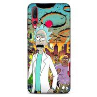 Huawei P Smart Z Uyumlu Kılıf Rick And Morty (42) Rugged Armor Kılıf Story Train Morty