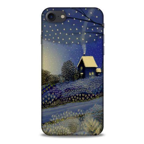 Apple Iphone 8 Kılıf Snowix (42) Rugged Armor Kılıf Gold Lacivert