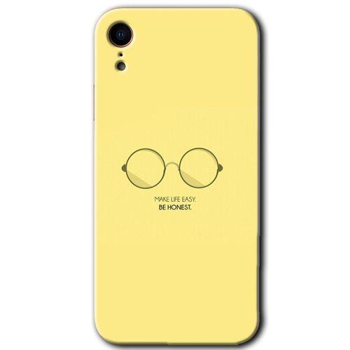 Potkal Hediye Fabrikası iPhone XR Kılıf HD Desen Baskılı Arka Kapak - Be Honest