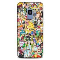 Samsung Galaxy S9 Uyumlu Kılıf Rick And Morty (36) Glitter Kılıf Cop Morty