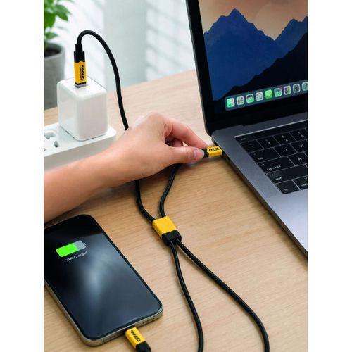 240w Çoklu Şarj Kablosu Type-c Lightning Micro Usb Örgü Kablo