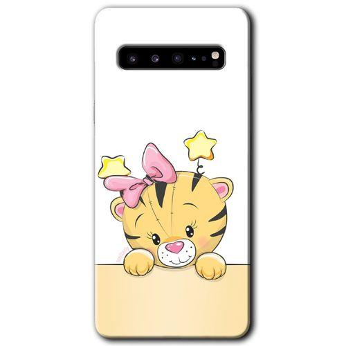 Samsung Galaxy S10 Plus Kılıf HD Desen Baskılı Arka Kapak - Sevimli Kedi