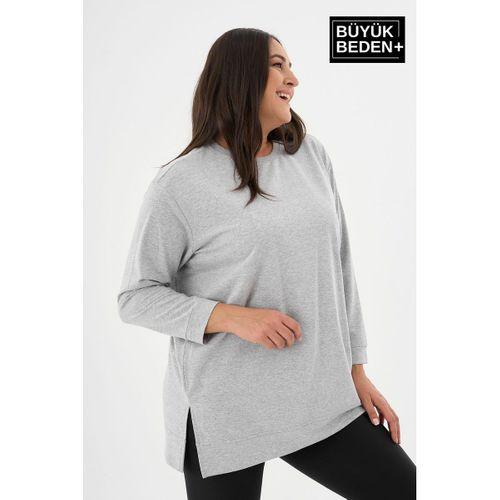 Kadın Tunik Büyük Beden  Sweatshırt SPR26BTK950