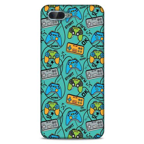 Retro (4) Desen Koruma Kılıfı Renkli Oppo Rx17 Neo Kılıf