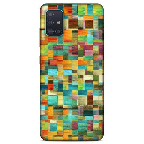 Lopard Samsung Galaxy A51 Uyumlu Kılıf Soyut Sanat (50) Desenli Shockproof Kılıf