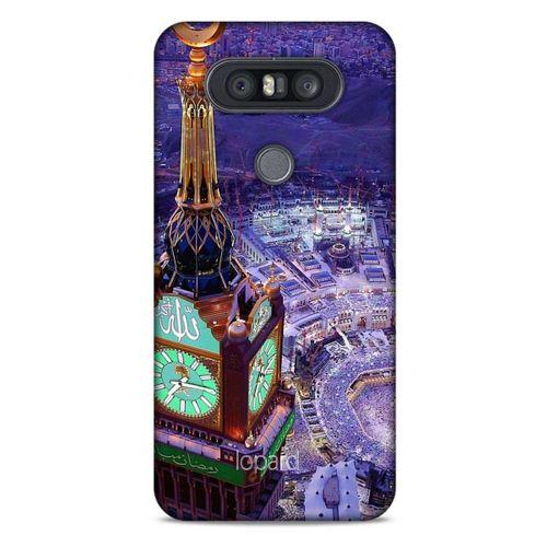 LG K41S - K51S Kılıf Dünya Mimarisi (12) Koruyucu Silikon Mekke Kabe