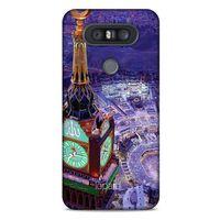 LG K41S - K51S Kılıf Dünya Mimarisi (12) Koruyucu Silikon Mekke Kabe