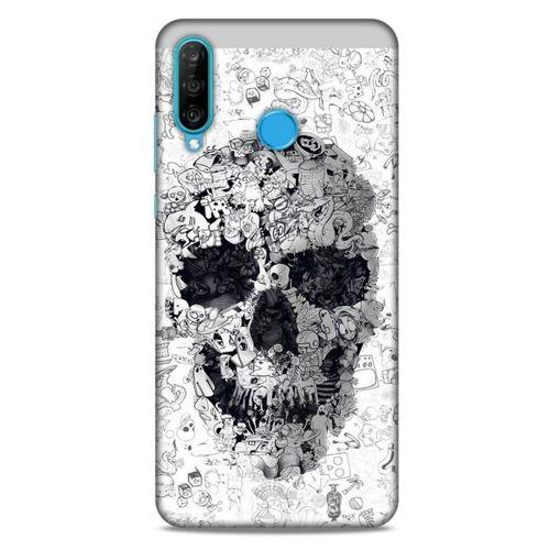 Huawei P30 Lite Uyumlu Kılıf Motorsiklet (26) Tpu Silikon Kılıf İskelet