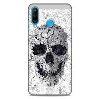 Huawei P30 Lite Uyumlu Kılıf Motorsiklet (26) Tpu Silikon Kılıf İskelet