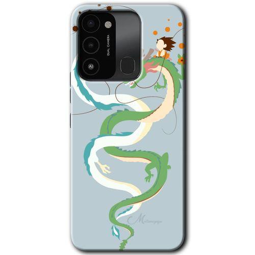 Tecno Spark 8C Kılıf HD Desen Baskılı Arka Kapak - Snake Friendship