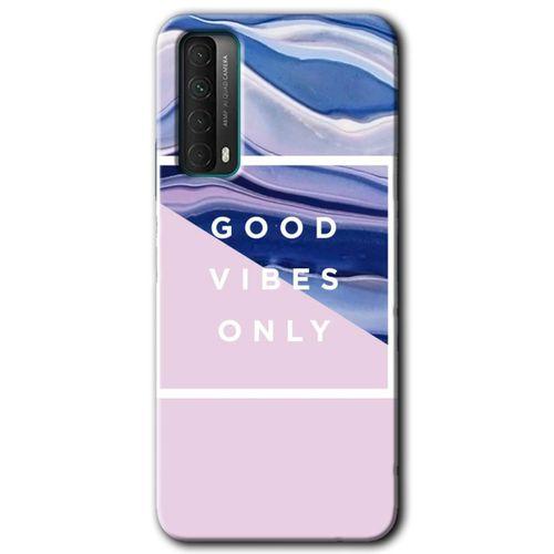 Huawei P Smart 2021 Kılıf HD Desen Baskılı Arka Kapak - Good Vibes
