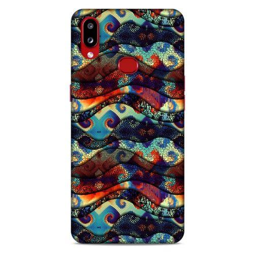 Samsung Galaxy A10s Kılıf Baskılı Özel Seri Taşlı (41) Tank Kılıf