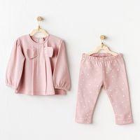 Andywawa Andywawa AC25053 Puppy Gazelle 2'Li Bebe Takım Pink