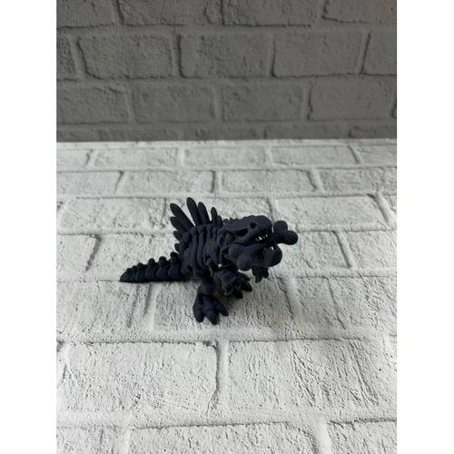 Eklemli Hareketli Dinazor Figürü Siyah – Dekoratif Masa Üstü Oyuncak