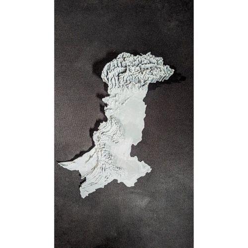 Pakistan Topografik Haritası (Bu ürün Sadece Plastik parçadır - Almadan Önce Soru Sorabilirsiniz)
