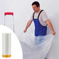 Boya Badana Eşya Koruma Hışır Örtüsü 280cm X 15 Mt Yapışkanlı Hışır Örtü