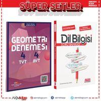 Etkili Matematik TYT AYT Geometri Özel Baskı Deneme ve AKM Dil Bilgisi Soru Bankası Seti 2 Kitap