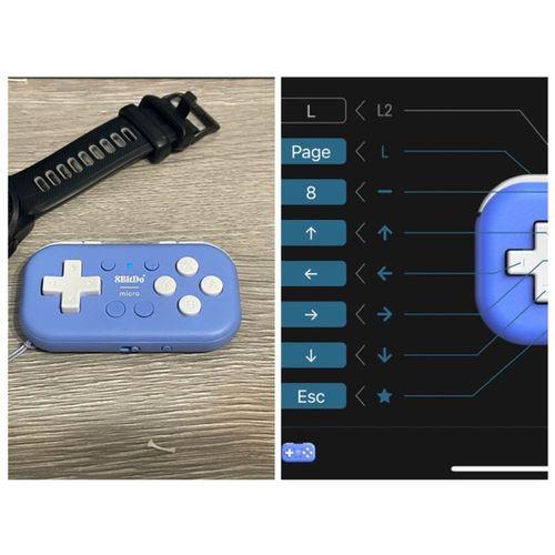 Gamepad Sap Montajı 8Bitdo Micro için (Bu ürün Sadece Plastik parçadır - Almadan Önce Soru Sorabilirsiniz)