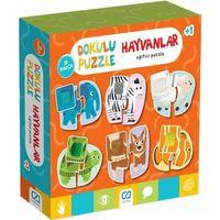 Games Games Hayvanlar Dokulu Eğitici Puzzle 18 Parça 5126