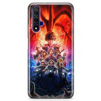 Honor View 20 Kılıf Sranger Things Arka Kapak Koruma Desenli Full Koruyucu