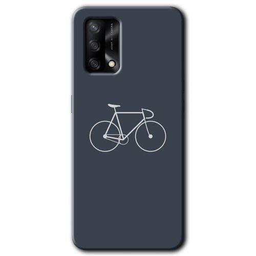 Oppo A74 HD Baskılı Kılıf + 9D Tam Ekran Koruyucu - Bike