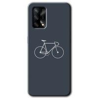 Oppo A74 HD Baskılı Kılıf + 9D Tam Ekran Koruyucu - Bike