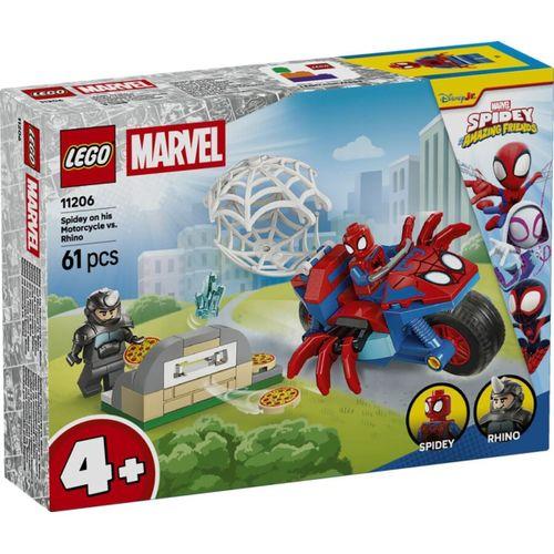 Lego Marvel Spidey Motosikletli Spidey, Rhino’ya Karşı 11206