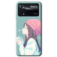 Poco x4 Pro Kılıf HD Desen Baskılı Arka Kapak - Happy Girl
