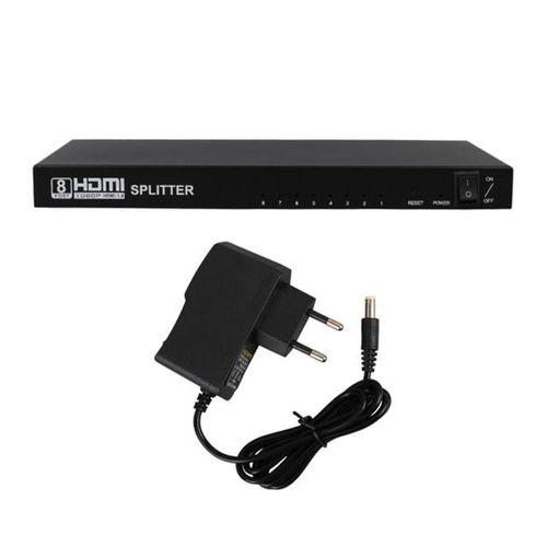 PowerMaster PM-14218 1 Giriş 8 Çıkış Port 1080P FHD HDMI Dağıtıcı Splitter (8li Çoklayıcı)
