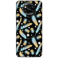Xiaomi Redmi Poco X3 Kılıf Desenli Özel Seri Tüyler (26) Tpu Silikon Kılıf