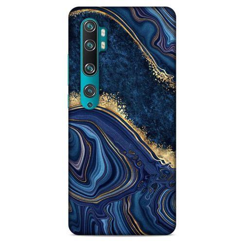 Xiaomi Mi Note 10 Uyumlu Kılıf Mavi Delisi (1) Kılıfı Mermer