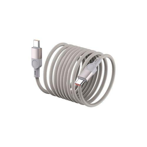 Zore ZR-44 Type-C to Type-C PD 100W Örgü Tasarımlı Hızlı Şarj Özellikli Data ve Şarj Kablosu 1M