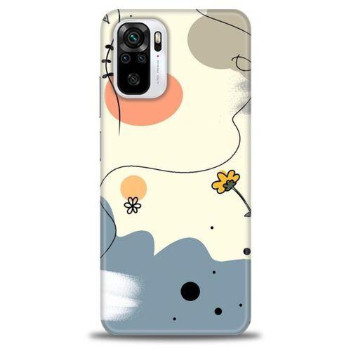 Xiaomi Poco M5s Kılıf HD Baskılı Kılıf - Papatya + Tam Ekran Koruyucu