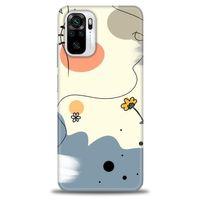 Xiaomi Poco M5s Kılıf HD Baskılı Kılıf - Papatya + Tam Ekran Koruyucu