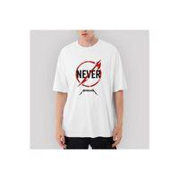 Metallica Never Oversize Beyaz Tişört
