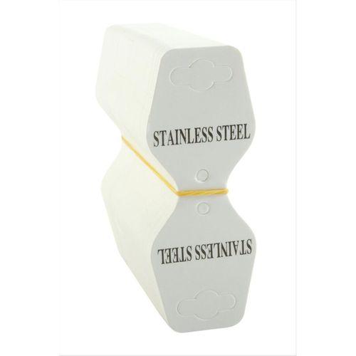 Çelik Yazılı Oval Kolye Kartı 200 Adet