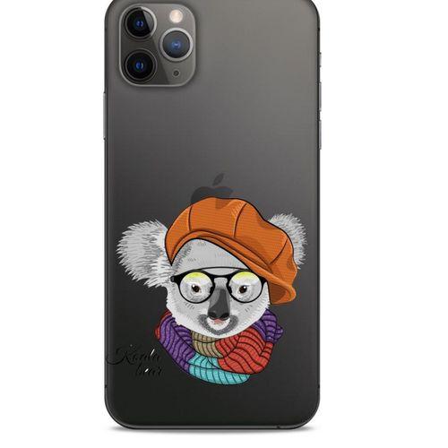 Zoologix (93) Apple Iphone 11 Pro Max Şeffaf Kılıf Silikon Desenli