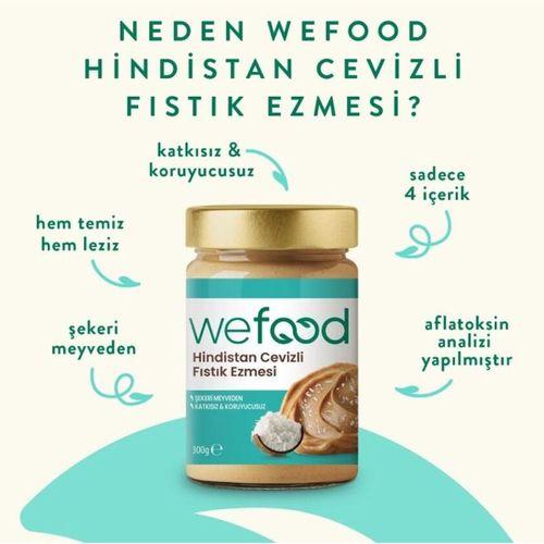Wefood Hindistan Cevizli Fıstık Ezmesi 300 Gr