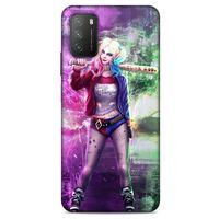 Xiaomi Poco M3 Uyumlu Kılıf Harley Quinn (30) Silicone Case Koyu kahverengi