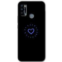 İnfinix Hot 9 Play Kılıf HD Desen Baskılı Arka Kapak - Heart Strokes