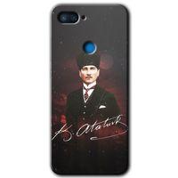 Potkal Hediye Fabrikası Xiaomi Mi 8 Lite Kılıf HD Desen Baskılı Arka Kapak - Kemal Atatürk