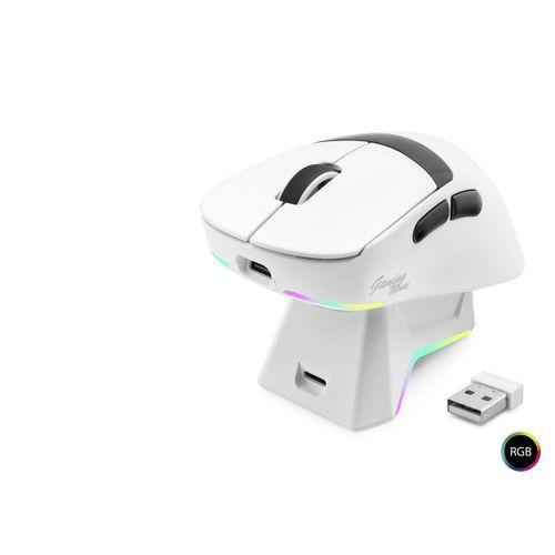 Kablosuz Gaming Rgb Mouse Şarj Standlı - Beyaz MF1216W