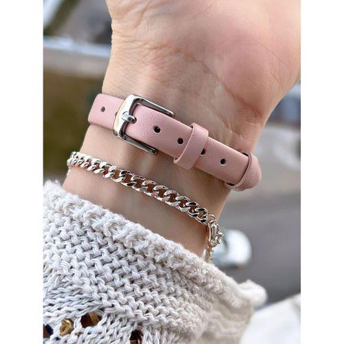 Ferrucci Deri Kordon Mini Vintage Seri 2 Yıl Garantili 3 Atm Dayanıklı Kadın Kol Saati+Bileklik 645P