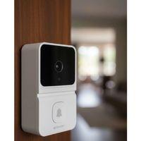 Şarjlı Akıllı Kapı Zili 85° Geniş Açı Mobil Bildirimli