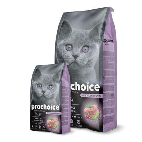 Prochoice Yavru Kediler İçin, Hipoalerjenik, Kuzu Etli Ve Pirinçli Kuru Mama 2 kg
