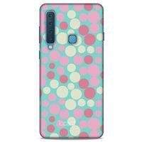 Samsung Galaxy A9 2018 Kılıf Pastel Renkler (50) Shockproof Kılıf Bordo Pembe