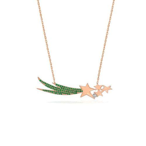 Yıldız Kuyruğu Zülfikar Kılıcı Kadın Gümüş Kolye