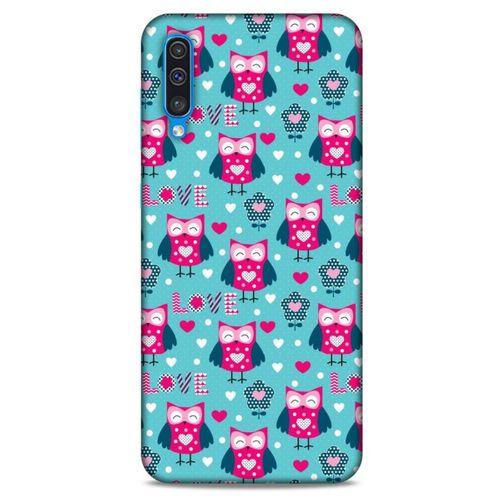 Baykuşlar (46) Desenli Silikon Kapak Telefon Kabı Samsung Galaxy A50 Kılıf