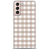 Samsung Galaxy S21 Kılıf HD Baskılı Kılıf - Pötikare + Tam Ekran Koruyucu